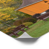 Great Pumpkin Gazebo, Newport, Vermont Poster (Ecke)