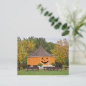 Great Pumpkin Gazebo, Newport, Vermont Postkarte (Stehend Vorderseite)