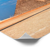 Great Pyramid Khufu & Cheops Poster (Ecke)