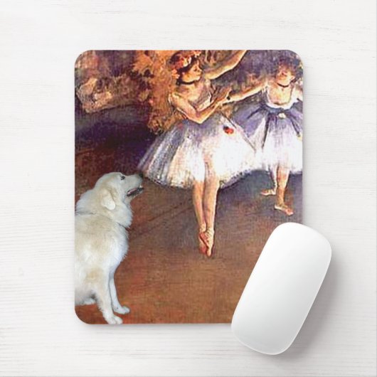 Great Pyrenäen 6 - Zwei Tänzer Mousepad (Mit Mouse)