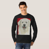 Great Pyrenäen Color Block T - Shirt (Vorne ganz)