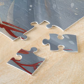 Great Pyrenäen Dog Riding Motorrad Weihnachten Puzzle (Seite)