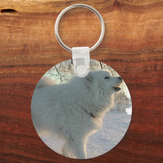 Great Pyrenäen Dog Schlüsselanhänger (Vorderseite)