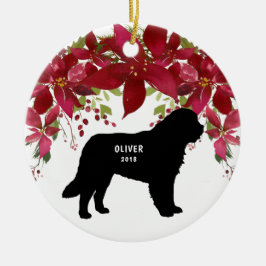 Great Pyrenäen Dog Weihnachtsbaum Keramik Ornament