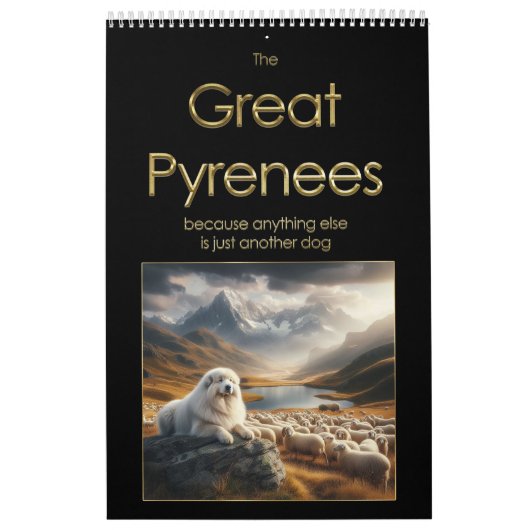 Great Pyrenäen Fun Calendar Kalender (Titelbild)