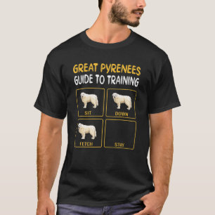 Great Pyrenäen Guide to Training Dog Obedience T-Shirt