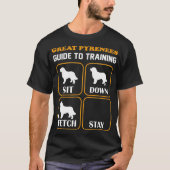 Great Pyrenäen Guide to Training Funny Dog Pet T-Shirt (Vorderseite)