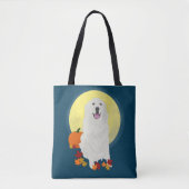 Great Pyrenäen Halloween Herbst Tasche (Vorderseite)