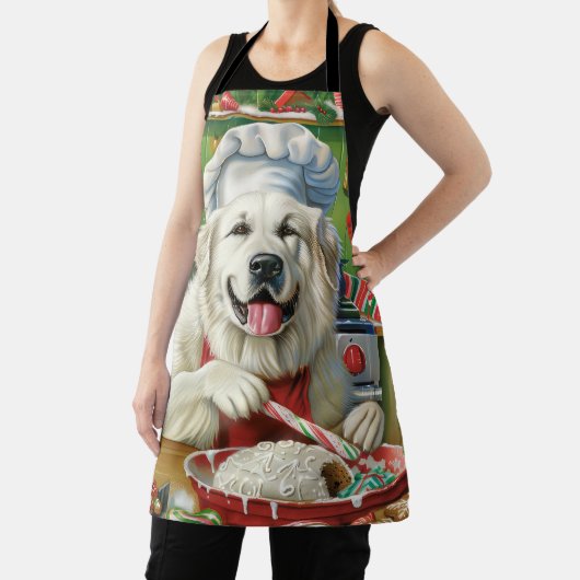 Great Pyrenäen Holiday Baker: Feierliche Weihnacht Schürze (InSitu)