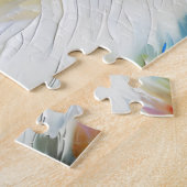 Great Pyrenäen Hund Akrylprint | Bunt Puzzle (Seite)