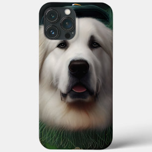 Great Pyrenäen Hund in St. Patrick's Day Dress Case-Mate iPhone Hülle
