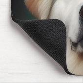 Great Pyrenäen Hund in St. Patrick's Day Dress Mousepad (Ecke)
