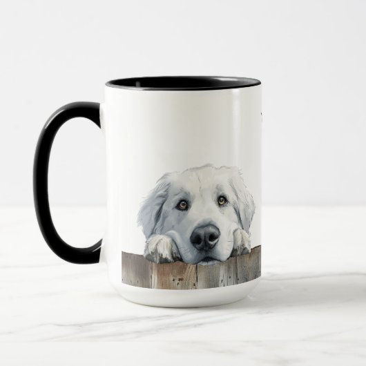Great Pyrenäen Hund Tasse (Links)