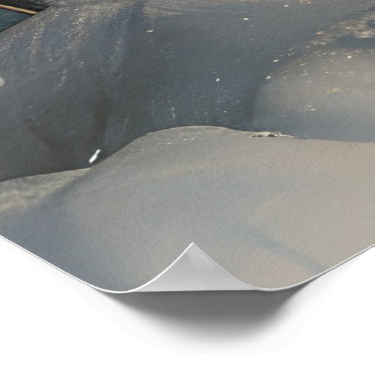 Great Pyrenäen Hund Weihnachten Feierliche Poster (Ecke)