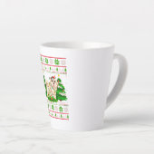 Great Pyrenäen Hund Weihnachtsbaum Lichter Milchtasse (Rechte Ecke)