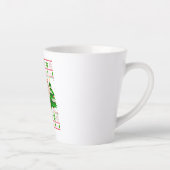 Great Pyrenäen Hund Weihnachtsbaum Lichter Milchtasse (Rechts)