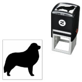 Great Pyrenäen Hunde Rasse Silhouette Permastempel (Beispiel)