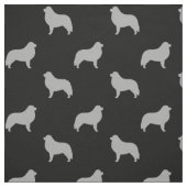 Great Pyrenäen Hunde Silhouetten Muster Stoff (Muster)