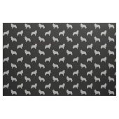 Great Pyrenäen Hunde Silhouetten Muster Stoff (Fat Quarter (45,7 x 55,9 cm))