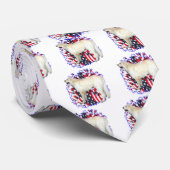 Great Pyrenäen Patriot Krawatte (Gerollt)