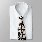 Great Pyrenäen Paws and Bones Neck Tie Krawatte (Gebunden)