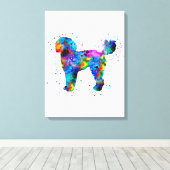 Great Pyrenäen Print | MAMA VATER Leinwanddruck (Insitu (Holzboden))