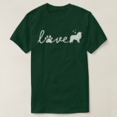Great Pyrenäen Pyr Mama Vater Hunde Liebe Pet Paw T-Shirt (Design vorne)