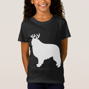 Great Pyrenäen Rentier Weihnachtshund T-Shirt