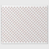 Great Pyrenäen Santa Paws Geschenkpapier (Flach)