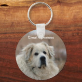 Great Pyrenäen Schlüsselanhänger (Vorderseite)