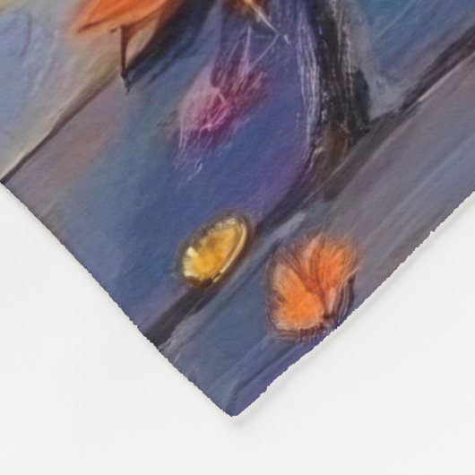 Great Pyrenäen Trick-or-Treating Halloween-Kostüm Fleecedecke (Ecke)