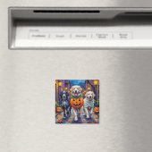 Great Pyrenäen Trick-or-Treating Halloween-Kostüm Magnet (In Situ (Geschirrspüler))