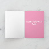 Great Pyrenäen Valentinstag Dankeskarte (Innenseite)