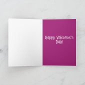 Great Pyrenäen Valentinstag Dankeskarte (Innenseite)