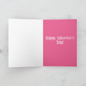 Great Pyrenäen Valentinstag Dankeskarte (Innenseite)