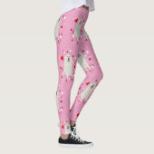 Great Pyrenäen Valentinstag Leggings (Rechts)