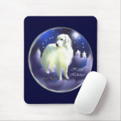 Great Pyrenäen Weihnachtsgeschenke Mousepad (Mit Mouse)