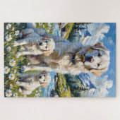Great Pyrenees Alpine Valley Art Puzzle (Horizontal)