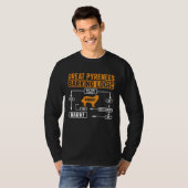 Great Pyrenees Barking Logic Dog Saying T-Shirt (Vorne ganz)