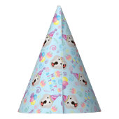 Great Pyrenees Birthday Party Hat Blue Partyhütchen (Rückseite)