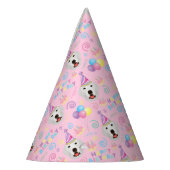 Great Pyrenees Birthday Party Hat Pink Partyhütchen (Links)