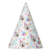 Great Pyrenees Birthday Party Hat White Partyhütchen (Links)