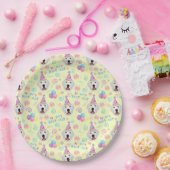 Great Pyrenees Birthday Party Paper Plates Yellow Pappteller (Party)