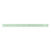 Great Pyrenees Birthday Satin Ribbon in Green Satinband (Vorderseite)