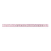 Great Pyrenees Birthday Satin Ribbon in Pink Satinband (Vorderseite)