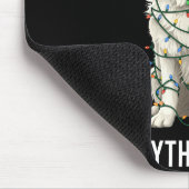 Great Pyrenees Christmas I'm Fine Everything Is Fi Mousepad (Ecke)