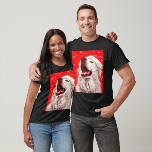 Great Pyrenees Christmas  T-Shirt (Unisex)