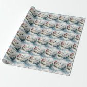 Great Pyrenees Christmas Wrapping Paper Geschenkpapier (Ungerollt)
