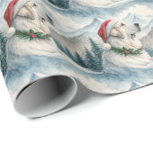 Great Pyrenees Christmas Wrapping Paper Geschenkpapier (Rolleneckpunkt)