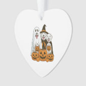 Great Pyrenees Dog Ghost Witch Halloween Matching  Ornament (Vorderseite)